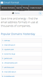 Mobile Screenshot of email-format.com